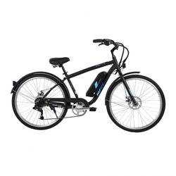 Bicicleta electrica, Huffy, 27.5", Negru/Albastru