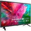 Televizor UD 32W5210, 81 cm, LED TV, Smart Android, HD, Negru