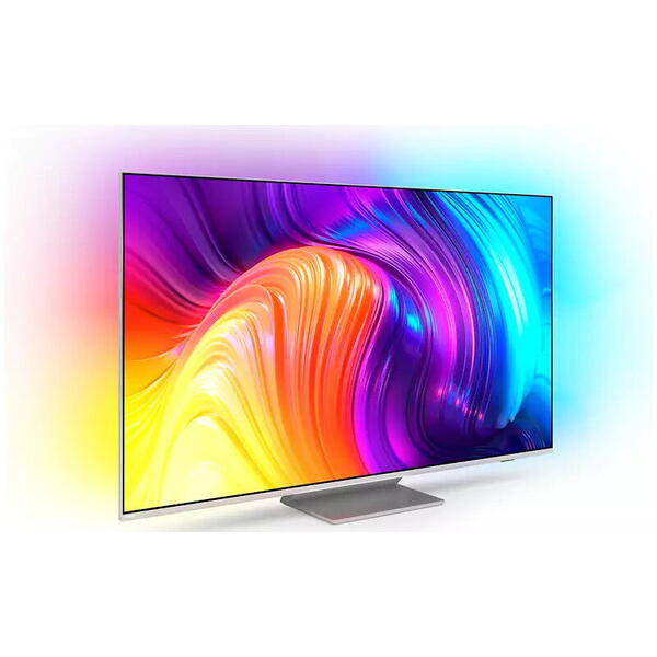 Televizor LED Philips Smart TV Android 50PUS8807/12, 126cm, 4K UHD HDR,  Argintiu