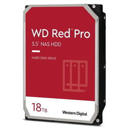 HDD NAS Red Pro Western Digital Ultrastar Red Pro WD181KFGX, 3.5", 18TBs, 7200 RPM, 6 Gbit/s