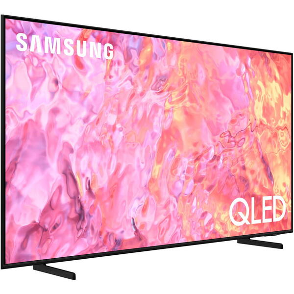 Televizor SAMSUNG QLED 65Q60C, 165 cm, Smart, 4K Ultra HD, Clasa E, Negru