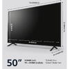Televizor Sony BRAVIA LED 50X75WL, 126 cm, Smart Google TV, 4K Ultra HD, Clasa F, Negru
