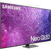 Televizor LED Samsung Smart TV Neo QLED 65QN90C, 163cm  4K UHD HDR, Argintiu