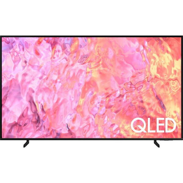 Televizor QLED Samsung 85Q60C, 214 cm, Clasa F Smart Ultra HD 4k, Negru