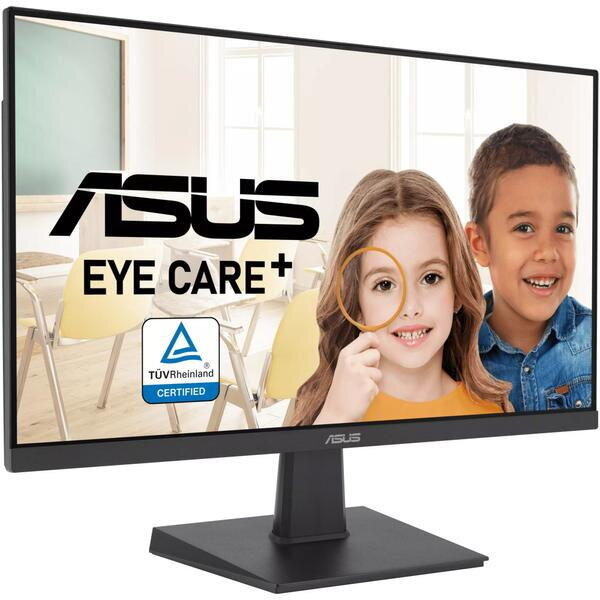 Monitor Gaming IPS LED ASUS 23.8" VA24EHF, Full HD (1920 x 1080), HDMI, 100 Hz, 1 ms, Negru