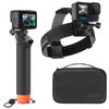 !Kit accesorii GoPro Adventure Handler, head strap, clip mount, carcasa, Negru