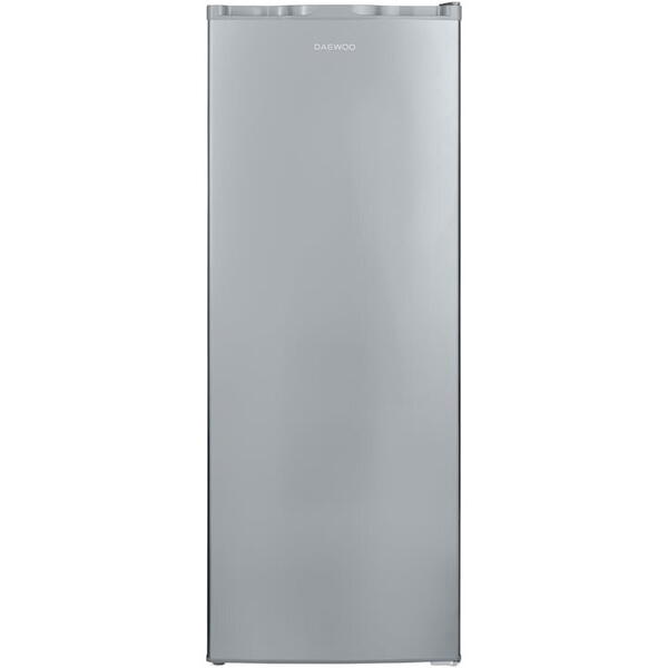 Congelator Daewoo, 168 l, Clasa E, H 143.1 cm, Argintiu