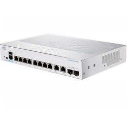 Switch Cisco CBS220-8T-E-2G, 8 porturi, Alb