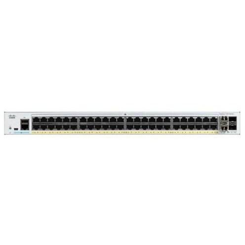 Switch Cisco C1000-48T-4G-L, 48 porturi, Gri
