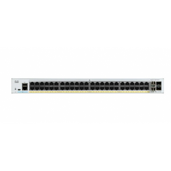 Switch Cisco C1000-48P-4G-L, 48 porturi, PoE, Gri