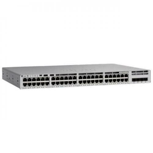 Switch Cisco Catalyst C9200L-48P-4G-E, 48 porturi, POE+, Grey