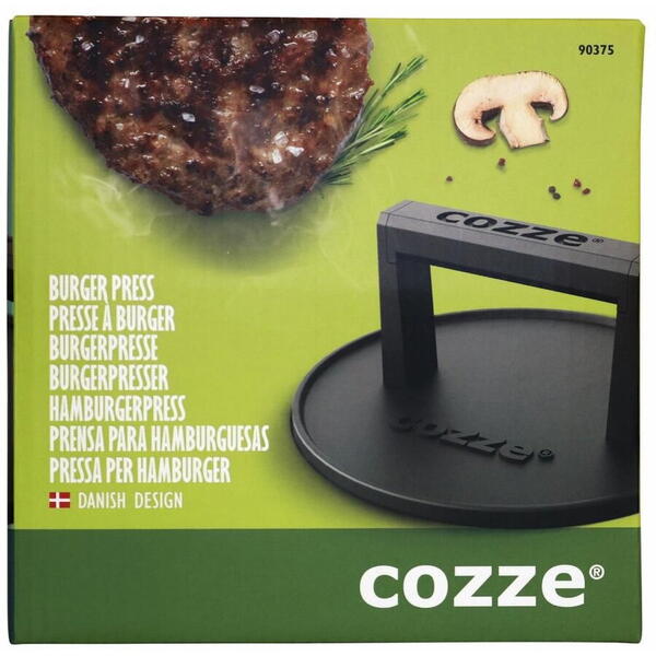Presa din fonta pentru hamburger carne Cozze diametru 16 x 8 cm 90375