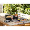 Platou servire / tocator din lemn de accacia Ava Wenko Black Outdoor Kitchen 55103100