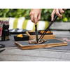 Platou servire / tocator din lemn de accacia Ava Wenko Black Outdoor Kitchen 55103100