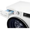 Masina de spalat rufe LG F4WV509S1EA, 9 kg, 1400 rpm, Clasa B, Wi-Fi, Ai DD, TurboWash, Steam, SmartThinQ, Alb