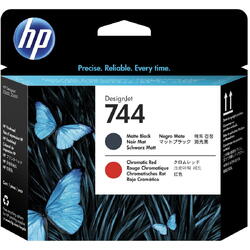 Cap Printare HP 744, Negru Mat/Rosu
