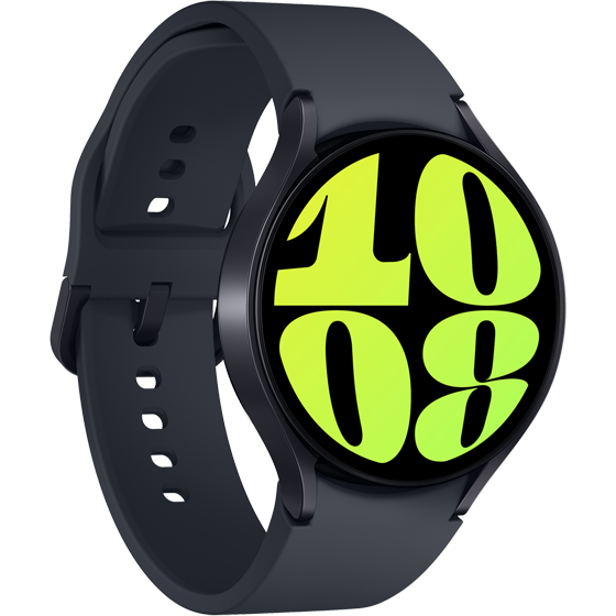 Smartwatch Samsung Watch 6 SM-R940, ecran AMOLED 1.47", 2GB RAM, 16GB Flash, Bluetooth 5.3, Carcasa Aluminiu, 44mm, Waterproof 5ATM, Negru