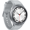 Smartwatch Samsung Watch 6 Classic SM-R960, ecran AMOLED 1.47", 2GB RAM, 16GB Flash, Bluetooth 5.3, Carcasa Otel, 47mm, Waterproof 5ATM, Argintiu