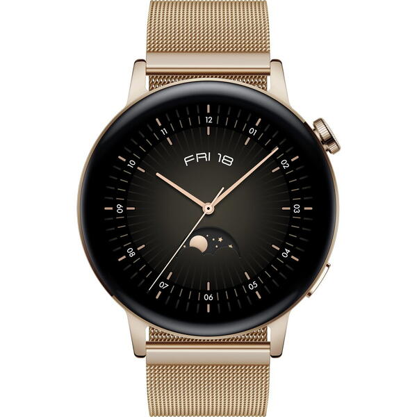 Smartwatch Huawei Watch GT3, 42mm, Elegant Edition, Auriu