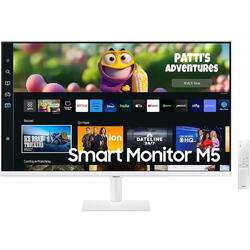 Monitor Smart Samsung M50C, 32", Full HD, 60Hz, 4Ms, Wifi, Alb
