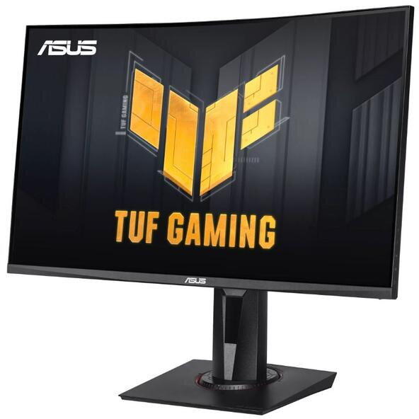 Monitor Gaming IPS LED ASUS TUF 27" VG27VQM, Full HD (1920 x 1080), HDMI, DisplayPort, AMD FreeSync, Ecran Curbat, Pivot, Boxe, 240 Hz, 1 ms, Negru