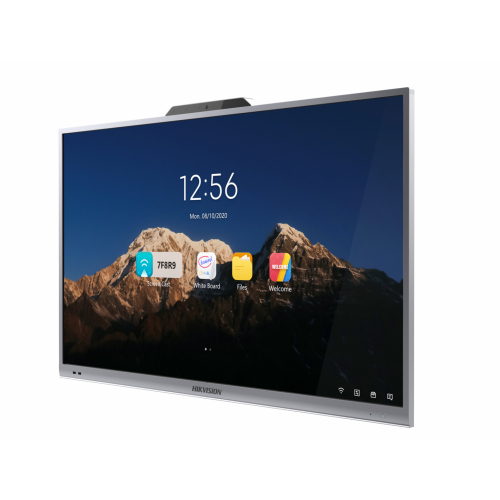 Display interactiv Hikvision DS-D5B75RB/D, 75inch, 3840x2160pixeli, Android 11, Negru-Argintiu