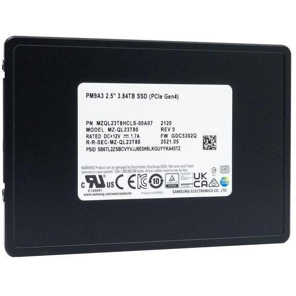 Solid State Drive (SSD) Samsung PM9A3, 3.84TB, 2.5"