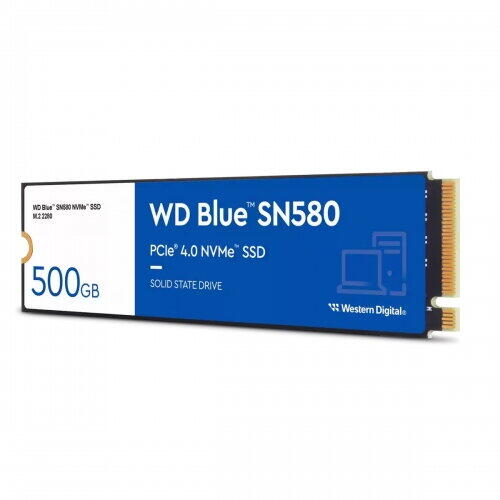 SSD Western Digital Blue SN580, 500GB, PCI Express 4.0 x4, M.2 2280