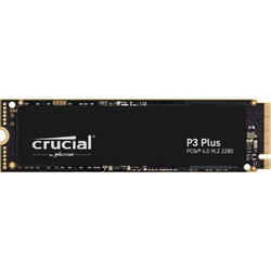 SSD Crucial P3 Plus, capacitate 4TB, PCI Express 4.0 x4 M.2 2280, 4800 / 4100 MB/s