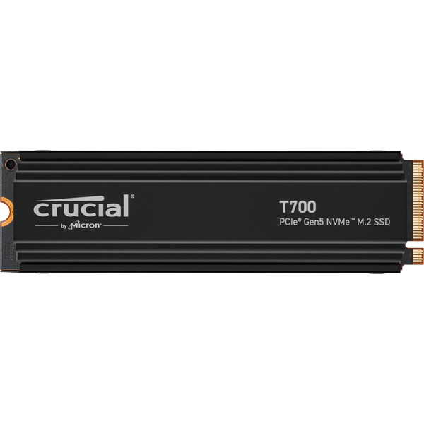 SSD Crucial T700, 4TB, PCI Express 5.0 x4, NVMe 2.0, Radiator