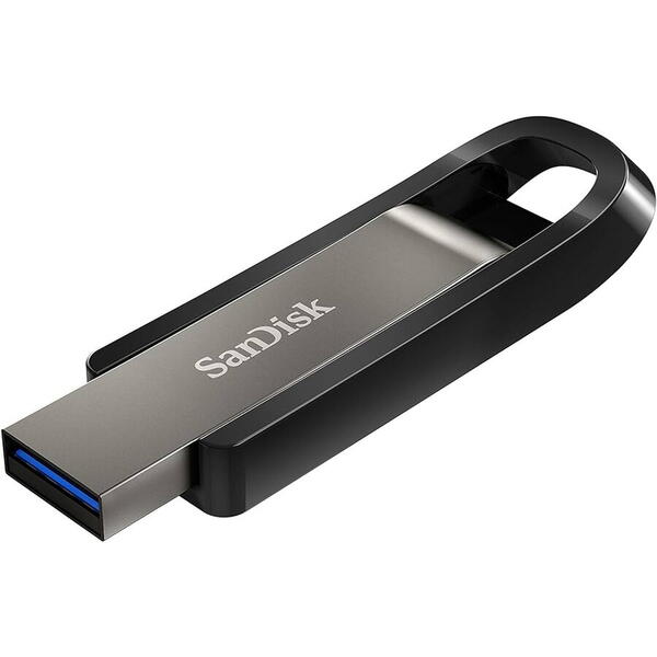 Stick USB SanDisk Ultra Extreme Go SDCZ810-128G-G46, 128GB, USB 3.2, Negru