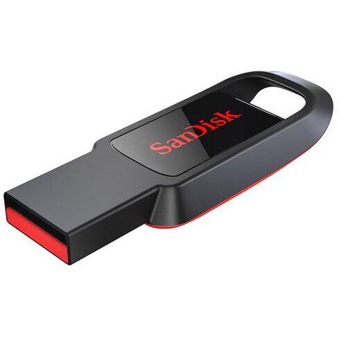 Stick USB SanDisk Cruzer Spark, 128GB, USB 2.0, Negru
