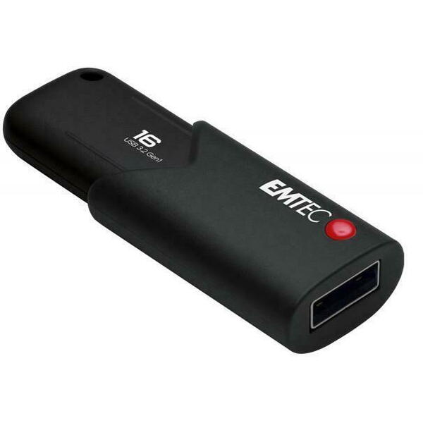 EMTEC Pendrive, 16GB, USB 3.2, criptat, EMTEC "B120 Click Secure"