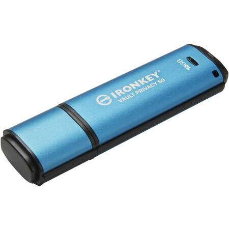 Memorie USB Kingston IronKey VP50 16GB USB 3.0 secure, Blue