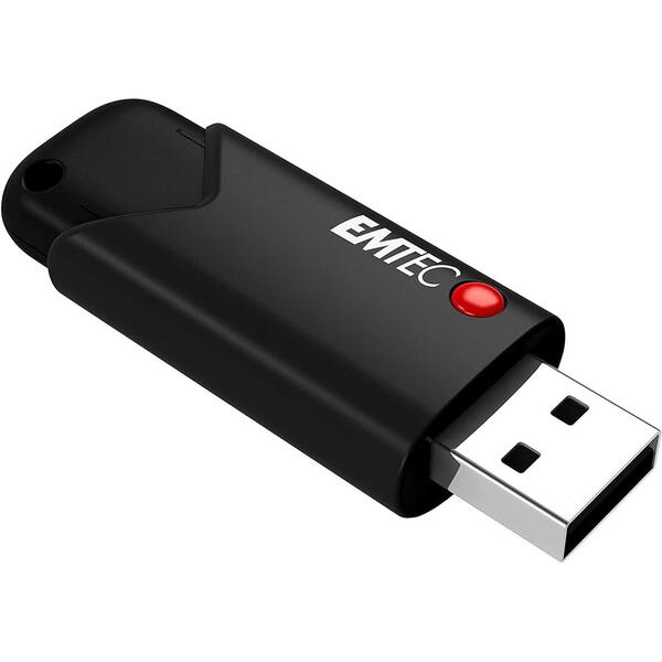 EMTEC Unitate flash USB 256 GB Emetec B120 Click Secure USB 3.2 (100 MB/s)