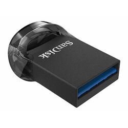 Memorie USB SanDisk Ultra Fit 256 GB, USB 3.1, Negru
