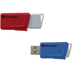 Memorie USB Verbatim Store' n Click 2x32GB USB 3.2 Red Blue