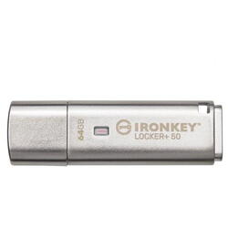 Memorie USB Kingston IronKey Locker+50 64GB USB 3.2 Silver