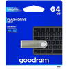 Memorie USB Goodram UUN2, 64GB, USB 2.0, Argintiu