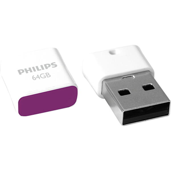 USB Stick Philips 64GB 2.0, USB Drive Pico, Mov