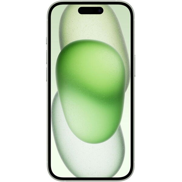Telefon mobil Apple iPhone 15, 256GB, 5G, Verde