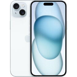 Telefon mobil Apple iPhone 15 Plus, 512GB, 5G, Albastru