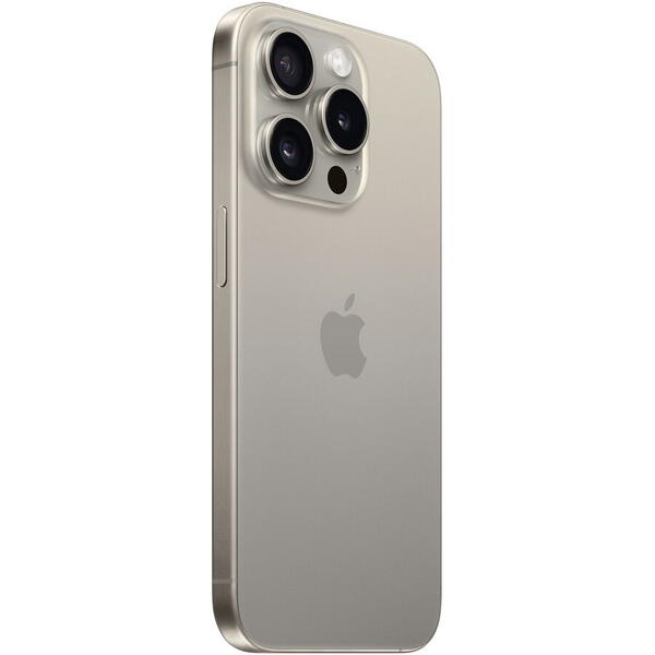 Telefon mobil Apple iPhone 15 Pro, 256GB, 5G, Gri-Titan