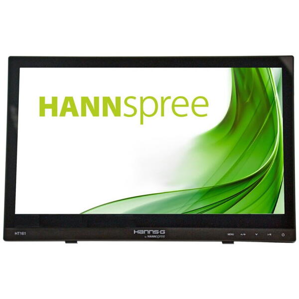 HANNSPREE Monitor LED touchscreen Hanns-G 15.6", 1366x768, Negru, HT161HNB