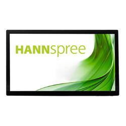 Monitor HANNSPREE HT221PPB, TFT, 21.5 inch, Wide, Full HD, D-Sub, USB-C, HDMI, DP, 10 Point Touch, Negru