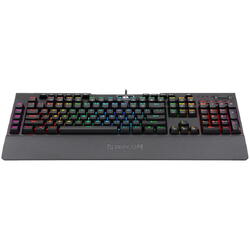 Tastatura gaming mecanica Redragon Brahma, iluminare RGB, Negru