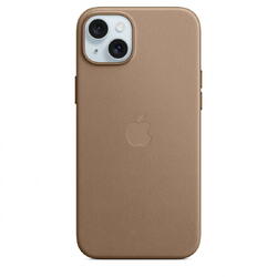 Husa telefon APPLE iPhone 15 Plus FineWoven Case cu MagSafe, Maro