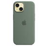 Husa telefon APPLE iPhone 15 Silicone Case cu MagSafe, Verde