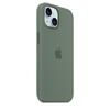 Husa telefon APPLE iPhone 15 Silicone Case cu MagSafe, Verde