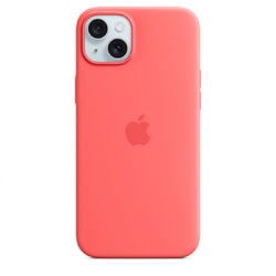 Husa telefon APPLE iPhone 15 Plus Silicone Case cu MagSafe, Roz